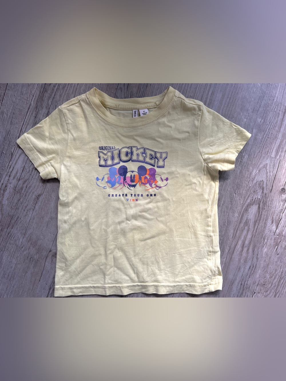 Janie and Jack x Disney Original Mickey Cream Graphic Kids T-Shirt